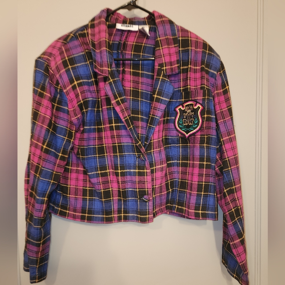 Gitano vintage size 11 plaid blazer